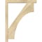 Ekena Millwork Westlake Block Rough Sawn Bracket w/ Offset Brace, Douglas Fir, 4"W x 24"D x 32"H BKT0402X24X32WTL05RDF - alternate 3